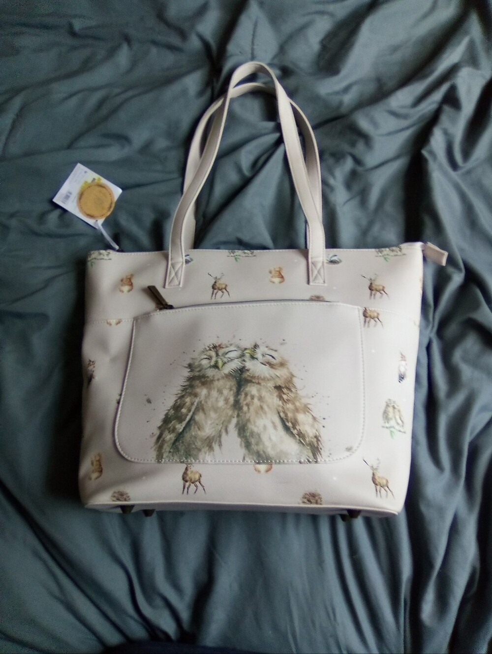 Wrendale Print Cream Tote Bag - Unbranded